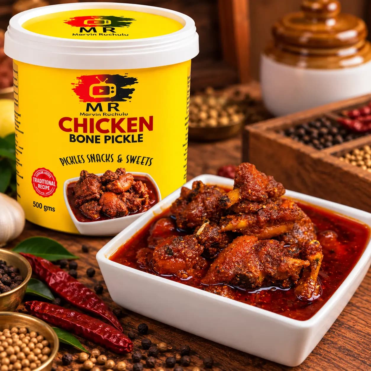 Marvin Ruchulu Chicken Bone Pickle