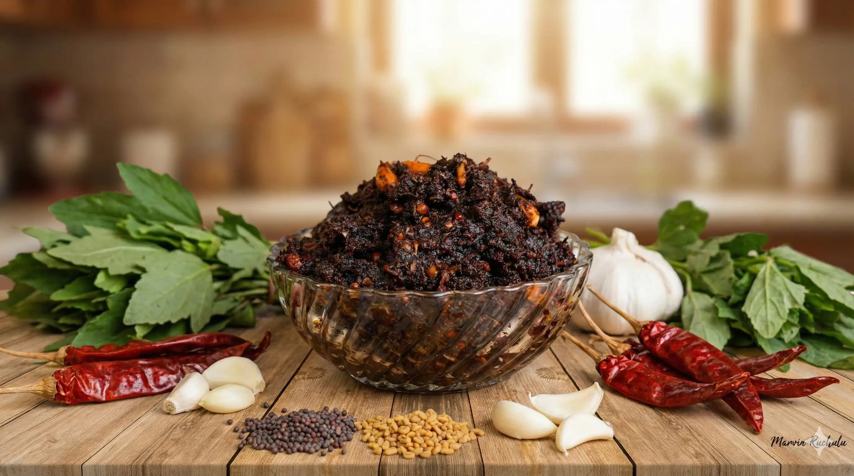 Gongura Pickle from Marvin Ruchulu