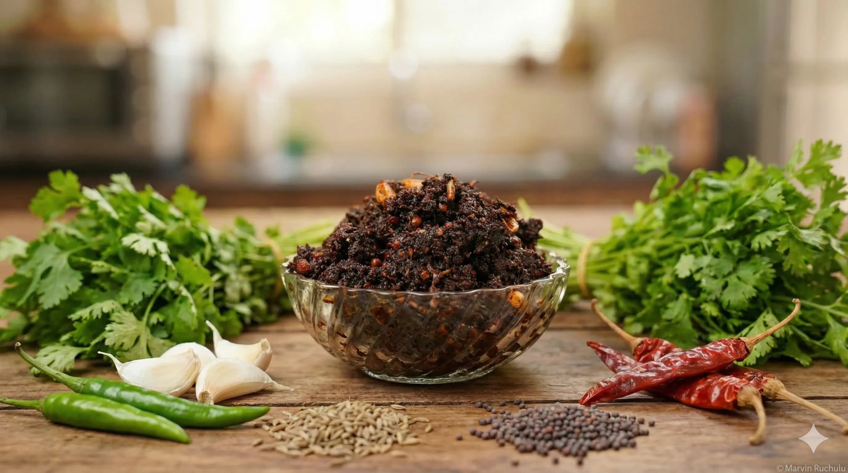 Kothimeera Pickle from Marvin Ruchulu