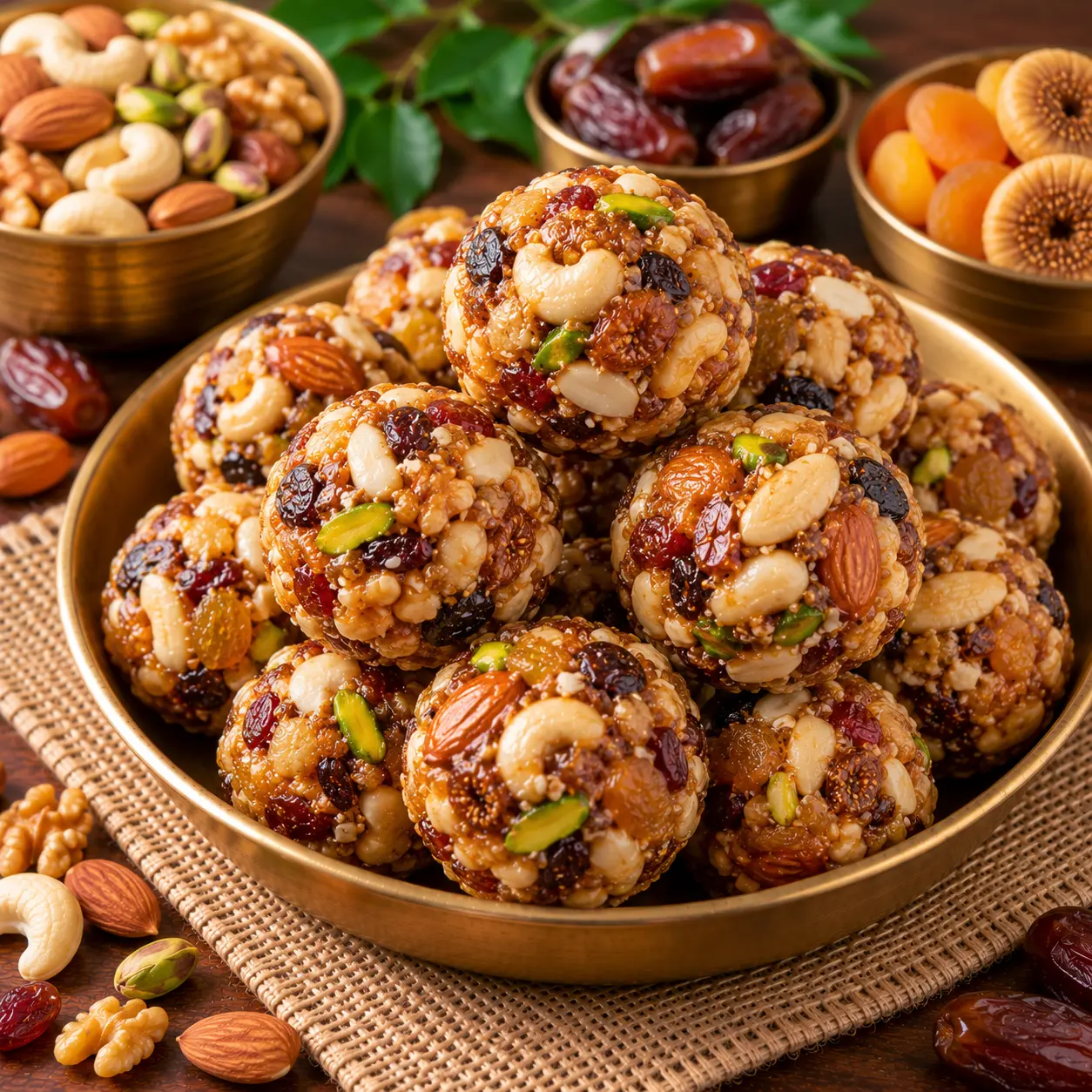 Dry Fruit Laddu - traditional sweets